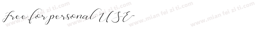 Free for personal USE字体转换